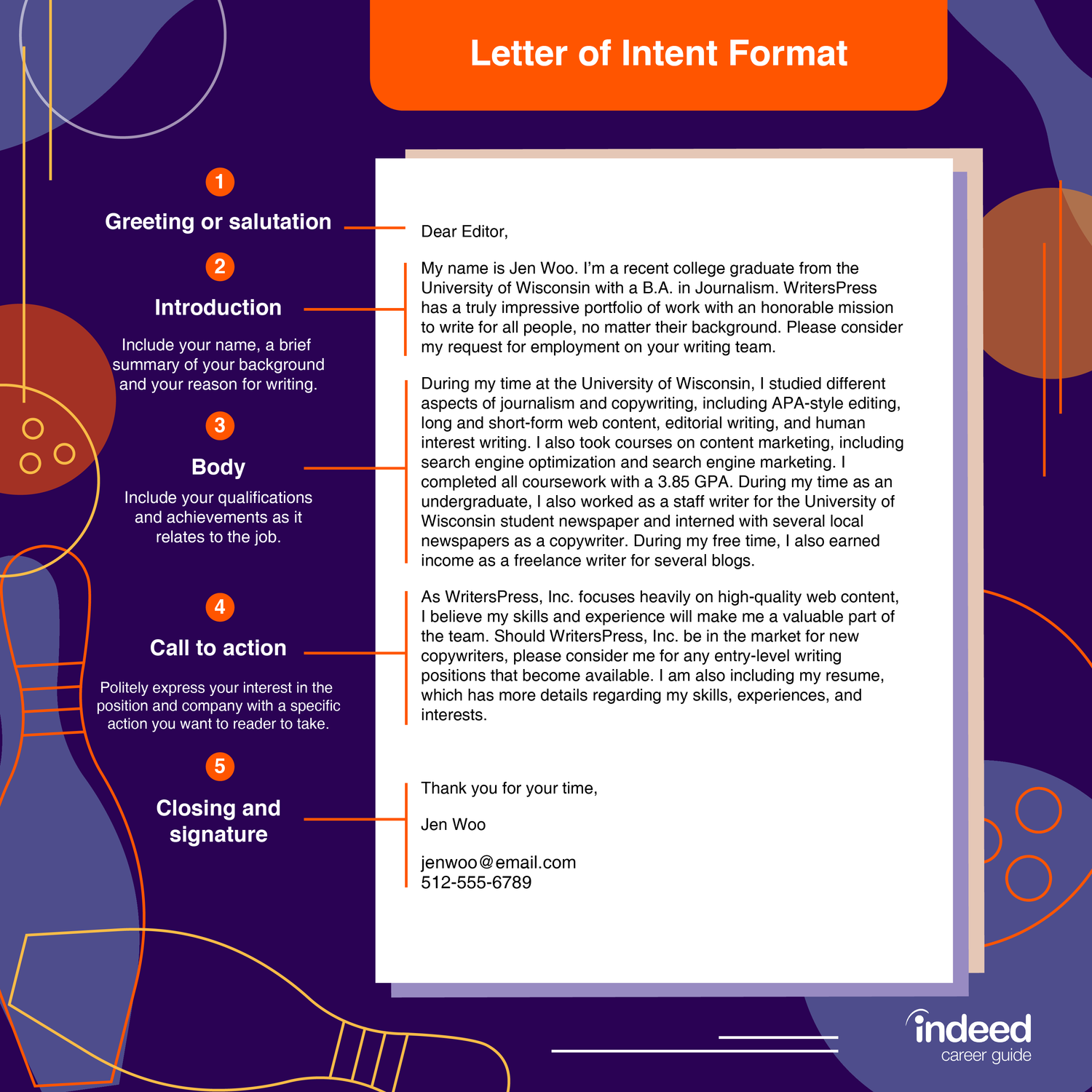 How to Write a Letter of Intent (With Examples and Writing Tips